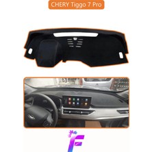 E-BİZ Chery Tiggo 7 Pro Araca Özel Torpido Örtüsü | Ön Göğüs Kılıfı | Tam Koruma | Oto Aksesuar | D40