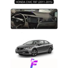 E-BİZ Honda Cıvıc Fb7 (2011-2015) Torpido Örtüsü | Güneşten Korur | Kolay Montaj | Tam Uyum | F60