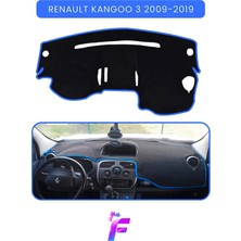 E-BİZ Renault Kangoo 3 (2009-2019) Torpido Örtüsü | Güneşten Korur | Kolay Montaj | Tam Uyum | Kaymaz |A41