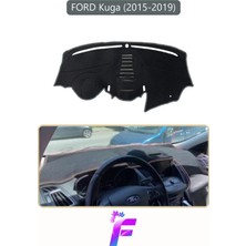 E-BİZ Ford Kuga (2015-2019) Araca Özel Torpido Örtüsü | Kolay Montaj | Güneşten Korur | Oto Aksesuar | F14