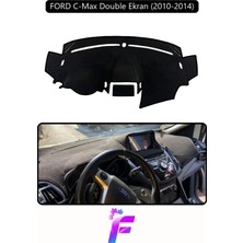 E-BİZ Ford C-Max Double Ekran (2010-2014) Torpido Örtüsü | Güneşten Korur | Kolay Montaj | Tam Uyum | E90