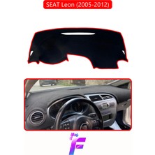 E-BİZ Seat Leon (2005-2012) Uyumlu Torpido Örtüsü | Yansıma Önleyici | Tam Koruma | Hızlı Montaj | K21