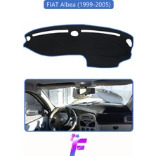 E-BİZ Fıat Albea (1999-2005) Araca Özel Torpido Örtüsü | Ön Göğüs Kılıfı | Tam Koruma | Oto Aksesuar | E47