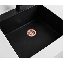 Titanium Design Rose Gold Lavabo Süzgeci/sifonu
