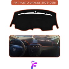 E-BİZ Fıat Punto Grande (2005-2018) Uyumlu Torpido Örtüsü | Araca Özel Üretim | Kolay Montaj | TB46