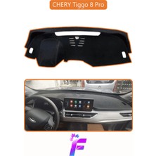 E-BİZ Chery Tiggo 8 Pro Torpido Örtüsü | Güneşten, Isıdan, Çatlamadan Korur | Tam Uyum | D46