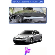 E-BİZ Renault Laguna 3 Uyumlu Torpido Örtüsü | Yansıma Önleyici | Tam Koruma | Hızlı ve Kolay Montaj | J89