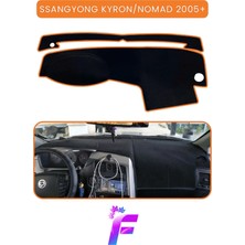 E-BİZ Ssangyong Kyron (2005+) Uyumlu Torpido Örtüsü | Araca Özel Üretim | Kolay Montaj | Kaymaz | A88