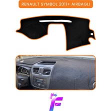E-BİZ Renault Symbol Aırbaglı (2012-2020) Torpido Örtüsü | Güneşten Korur | Kolay Montaj | Tam Uyum | A70