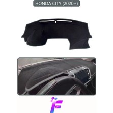 E-BİZ Honda Cıty (2020+) Uyumlu Torpido Örtüsü | Yansıma Önleyici | Kolay Montaj | Tam Koruma | F44