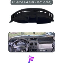 E-BİZ Peugeot Partner (2002-2008) Uyumlu Torpido Örtüsü | Çatlama ve Isıya Karşı Tam Koruma | A2