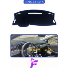 E-BİZ Renault Clio 5 Uyumlu Torpido Örtüsü | Yansıma Önleyici | Tam Koruma | Kolay ve Hızlı Montaj | J65