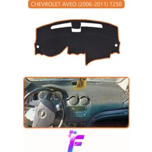 E-BİZ Chevrolet Aveo (2006-2011) Araca Özel Torpido Örtüsü | Ön Göğüs Kılıfı | Tam Koruma | Tam Uyum | D52