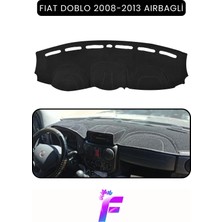 E-BİZ Fıat Doblo Aırbagli (2008-2013) Uyumlu Torpido Örtüsü | Kolay Montaj | Tam Koruma | Tam Uyum | E36