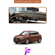 E-BİZ Suzukı Swift (2017-2020)  Uyumlu Torpido Örtüsü | Yansıma Önleyici | Tam Koruma | Hızlı Montaj | K52