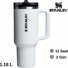Stanley The Quencher Protour Flip Straw Tumbler Pipetli Termos 1,18L/40OZ Beyaz 10-12486-0755