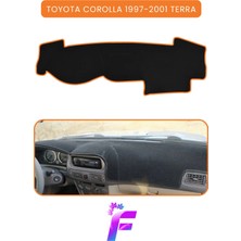 E-BİZ Toyota Corolla Terra (1997-2001)  Torpido Örtüsü | Güneşten Korur | Kolay Montaj | Tam Uyum | B22
