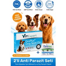 vitexpert 2'li set köpek  tüm köpekler ıçin bitkisel 5 damla ve 2 tablet seti