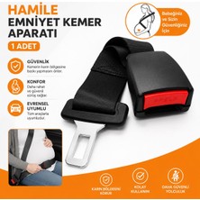 Hamile Emniyet Kemeri Uzatma Aparatı 1 Adet – Karın Bölgesine Baskıyı Azaltan Konforlu Tasarım