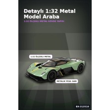 Techora Sale 1:32 Aston Martin Valkyrie Çek Bırak Metal Model Araba - Diecast Oyuncak BX-313510