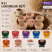 Triforge3D 6'lı Fiyonk Tasarımlı Lokumluk Seti | Kahve Yanı Lokum Kasesi, Şekerlik, Sunumluk & Hediyelik