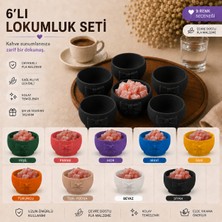 Triforge3D 6'lı Fiyonk Tasarımlı Lokumluk Seti | Kahve Yanı Lokum Kasesi, Şekerlik, Sunumluk & Hediyelik
