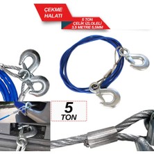 Replax Çekme Halatı 5 Ton Çelik Izoleli 3.5 mt 5,5mm 1720505