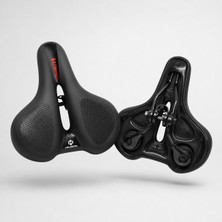 Heugers AF-8222-02 Ultra Rahat Geniş Bisiklet Selesi (Prostat Korumalı, E-Bike Uyumlu)