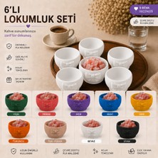 Triforge3D 6'lı Fiyonk Tasarımlı Lokumluk Seti | Kahve Yanı Lokum Kasesi, Şekerlik, Sunumluk & Hediyelik