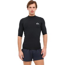 Quiksilver Everyday UPF50 Ss Siyah Erkek Surf Kısa Kol T-Shirt