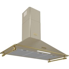 Hafele Vintage Klasik Davlumbaz 90 cm Krem