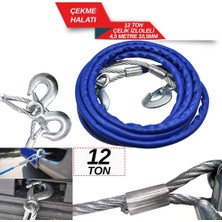 Replax Çekme Halatı 12 Ton Çelik Izoleli 4.5 mt 10,5 mm 1720512