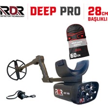 Rdr Dedektör Rdr Deep Pro Dedektör 28cm Başlıklı ve Ninja XXL Çanta Hediyeli P