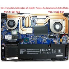 Bilbor Bilgisayar Game Garaj Slayer 5XL-1650 Notebook Fan / Ver.2 (Sol Fan)