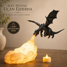 Eb Studio Alev Nefesli Uçan Ejderha Dekoratif Biblo – Masaüstü Ev ve Ofis Dekoru