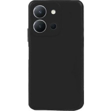 YM PAZARLAMA Vivo Y36 Kılıf Nano Içi Kadife Silikon - Siyah