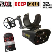 Rdr Dedektör Rdr Gold Dedektör Altın Dedektörü - 18khz 32cm Başlıklı ve Ninja