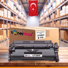 tonermax Hp Laserjet Pro 400 M401DW Muadil Toner Çipli CF280X 20'li