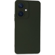YM PAZARLAMA Vivo Y27 Kılıf Nano Içi Kadife Silikon - Koyu Yeşil