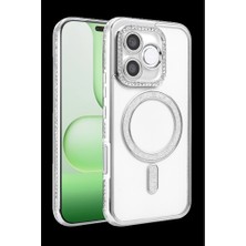 YM PAZARLAMA Huawei Honor 600 Lite Joke Simli Magneticsafe Kılıf - Gümüş