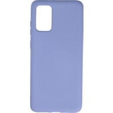 YM PAZARLAMA Galaxy S20 Plus Kılıf Nano Içi Kadife Silikon - Lila