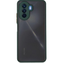 YM PAZARLAMA Huawei Nova Y70 Kılıf Montreal Silikon Kapak - Yeşil