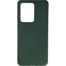 YM PAZARLAMA Galaxy S20 Ultra Kılıf Nano Içi Kadife Silikon - Koyu Yeşil