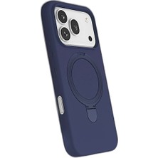 YM PAZARLAMA Huawei Honor 600 Pro Regal Magsafe Standlı Kapak - Lacivert