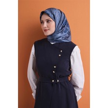 Armine Saf Ipek Twill Eşarp 9617D 02