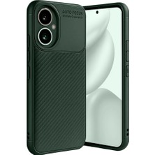 YM PAZARLAMA Honor 400 Kılıf Auto Focus Karbon Kapak - Koyu Yeşil