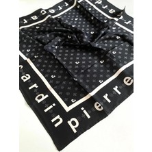 Pierre Cardin Sura Ipek Eşarp 8940230-311-48182 Siyah Karışık Desen