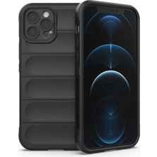 YM PAZARLAMA Iphone 12 Pro Kılıf Optimum Silikon - Siyah