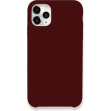 YM PAZARLAMA Iphone 11 Pro Kılıf Lansman Legant Silikon - Bordo
