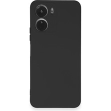 YM PAZARLAMA Vivo Y16 Kılıf Nano Içi Kadife Silikon - Siyah